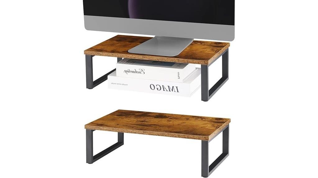 dual monitor riser pack