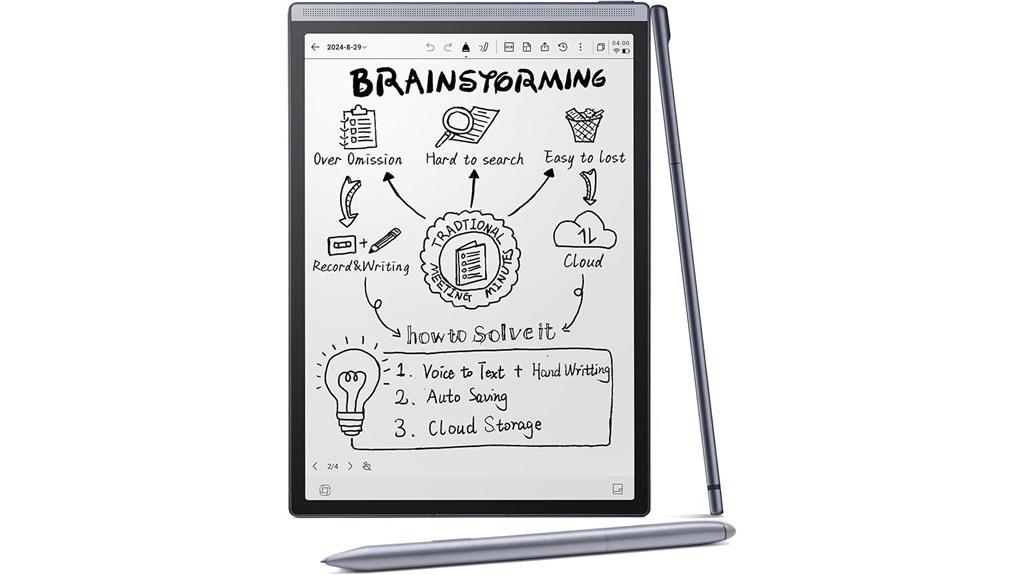 e ink note tablet