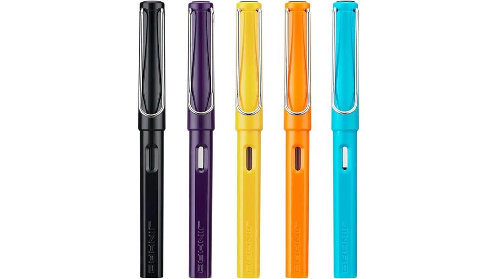 five pen writing set