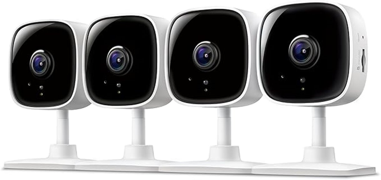 four cameras 1080p resolution