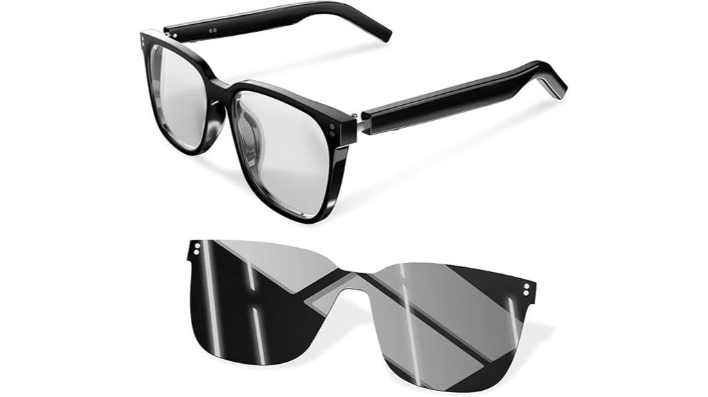glasses with blue uv