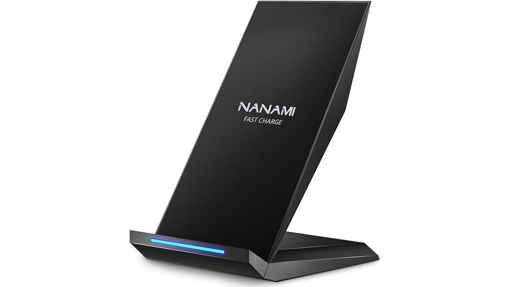 high speed qi charging stand