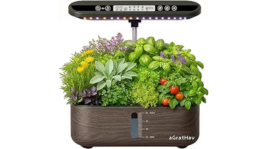 indoor hydroponic herb kit