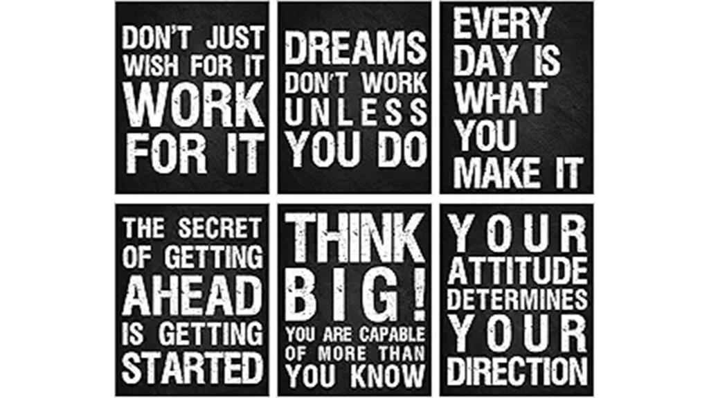 l o motivational wall art