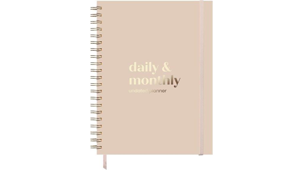large daily schedule planner