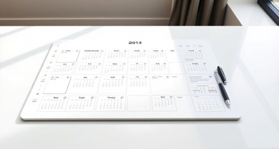 large desk calendar selection