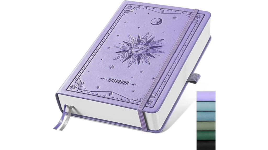 light purple dot journal