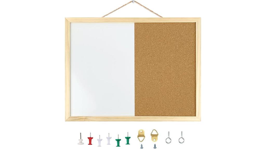 magnetic cork board combo
