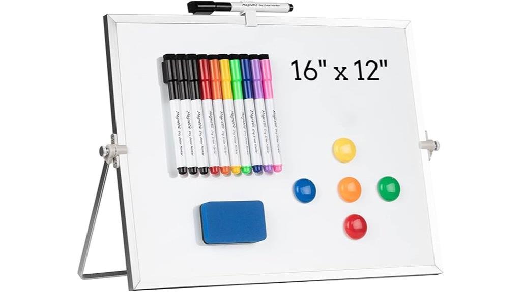 magnetic desktop whiteboard stand