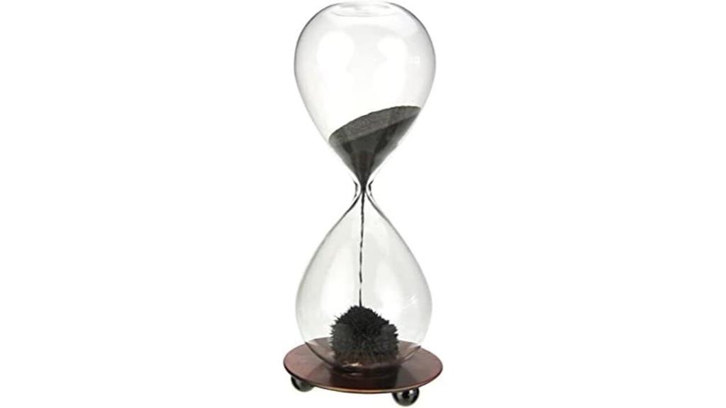 magnetic hourglass desk decor