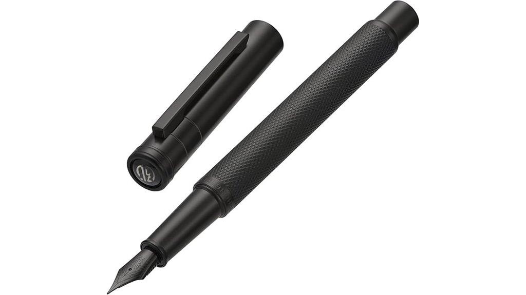 matte black pen set
