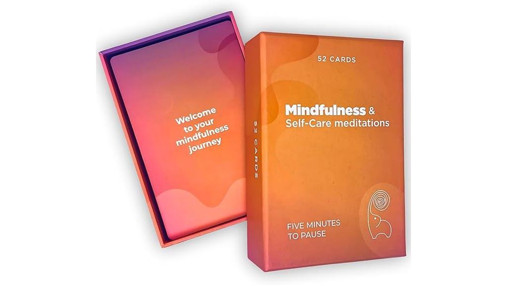 mindfulness self care meditation deck