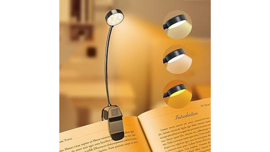 rechargeable led book light