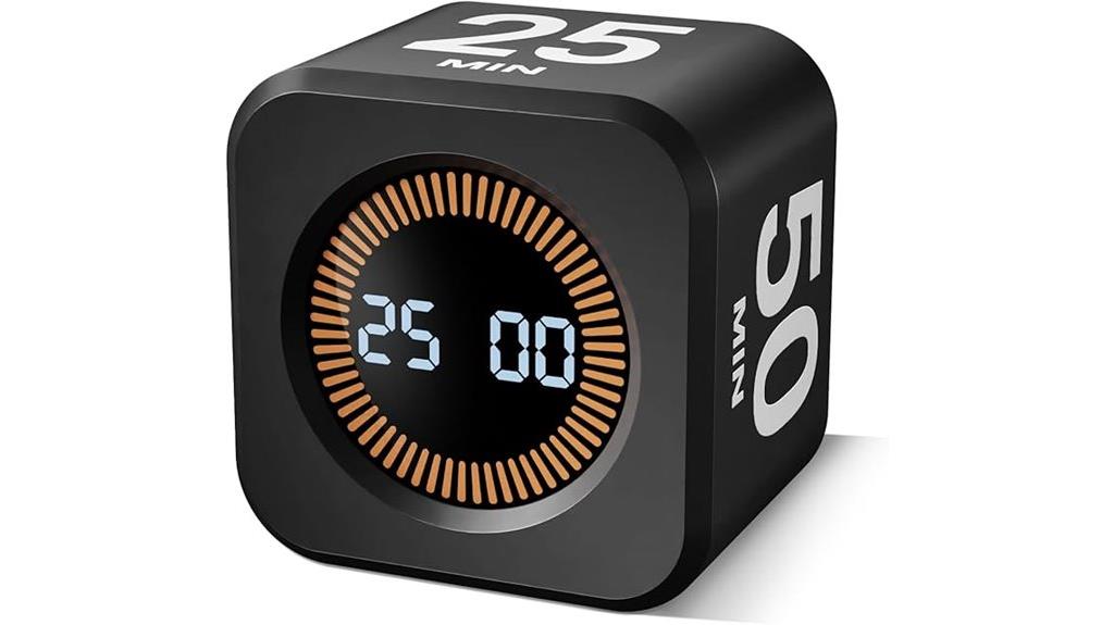 rotating timer cube