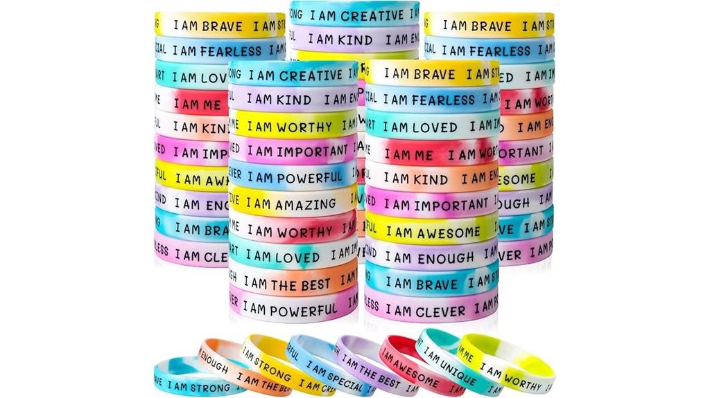 school spirit wristband set