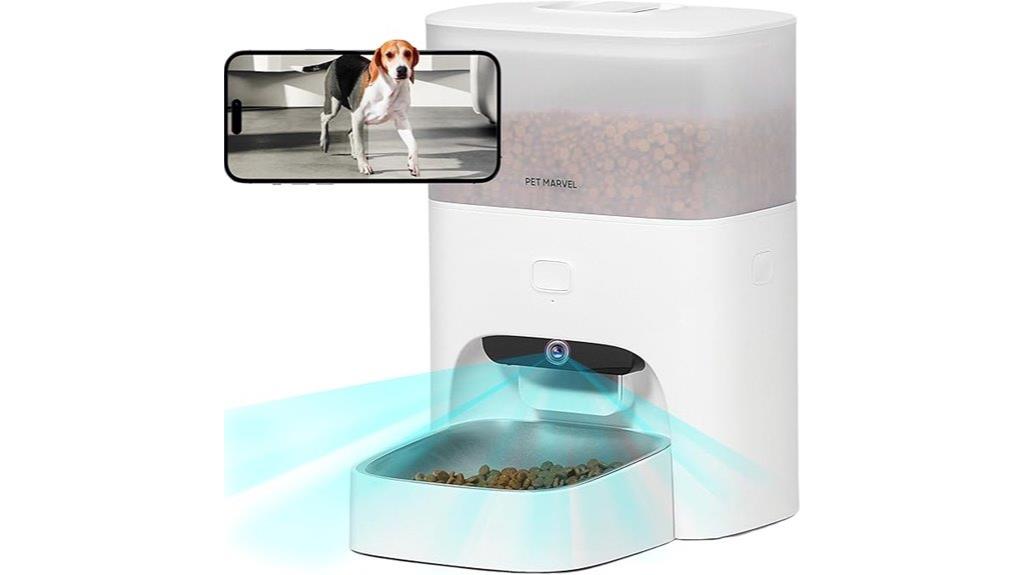 smart camera cat feeder