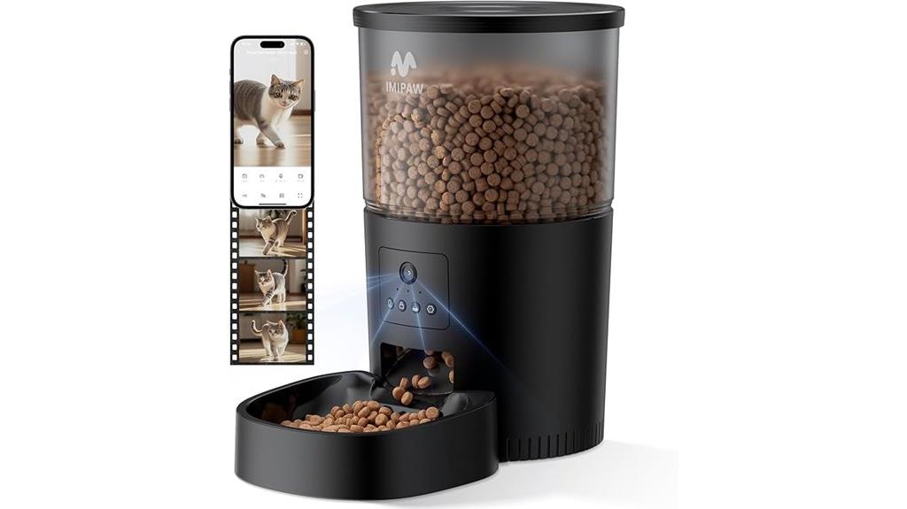 smart camera cat feeder