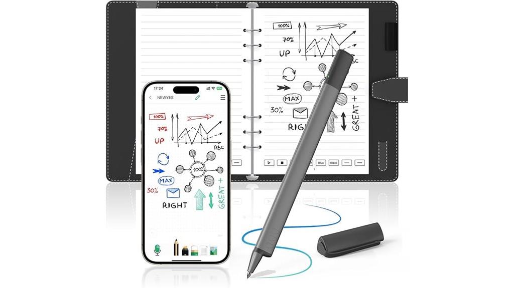 smartpen with notebook