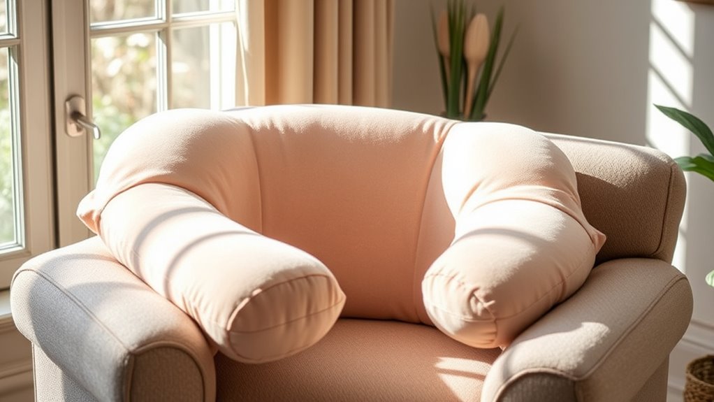 supportive adjustable reading pillow