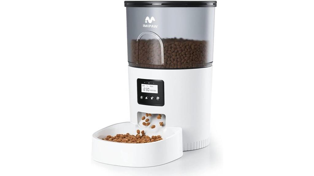 timed dual power cat feeder