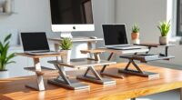 top adjustable desk risers