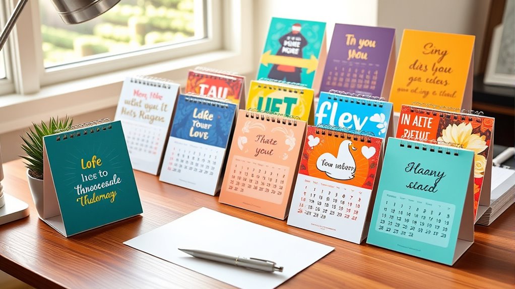 top motivational desk calendars