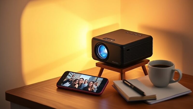 People Using Mini Projector 14 Best Mini Projectors for Smartphones in 2026: Compact, Bright, and ...
