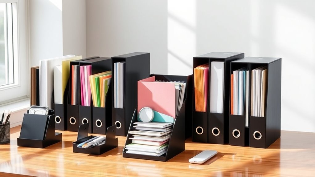 top vertical file organizers