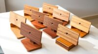 top wooden monitor stands