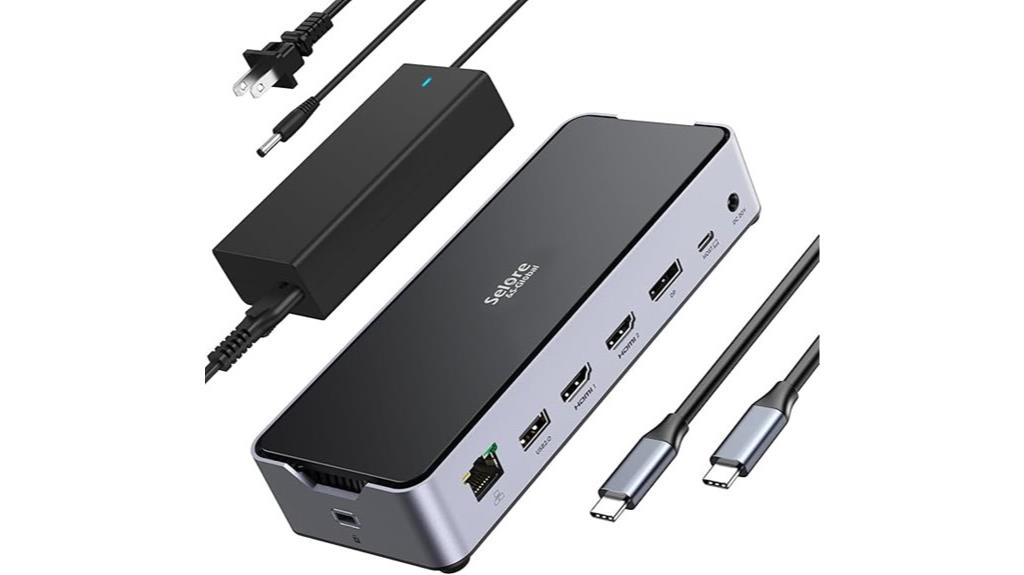 triple monitor 4k dock
