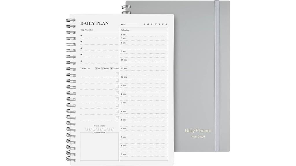 undated daily task organizer