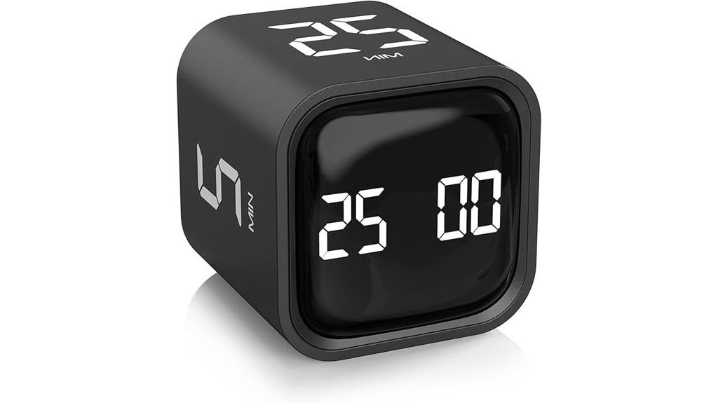 vibration enabled pomodoro rotation