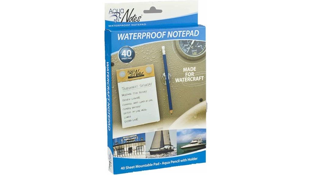 waterproof american boat notepad