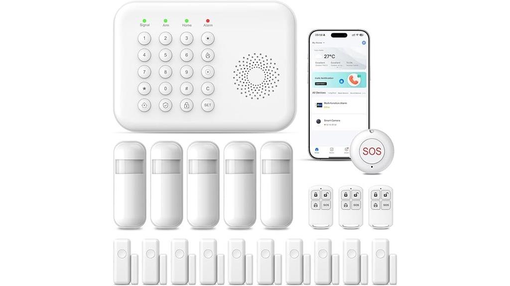 wireless home security alarm