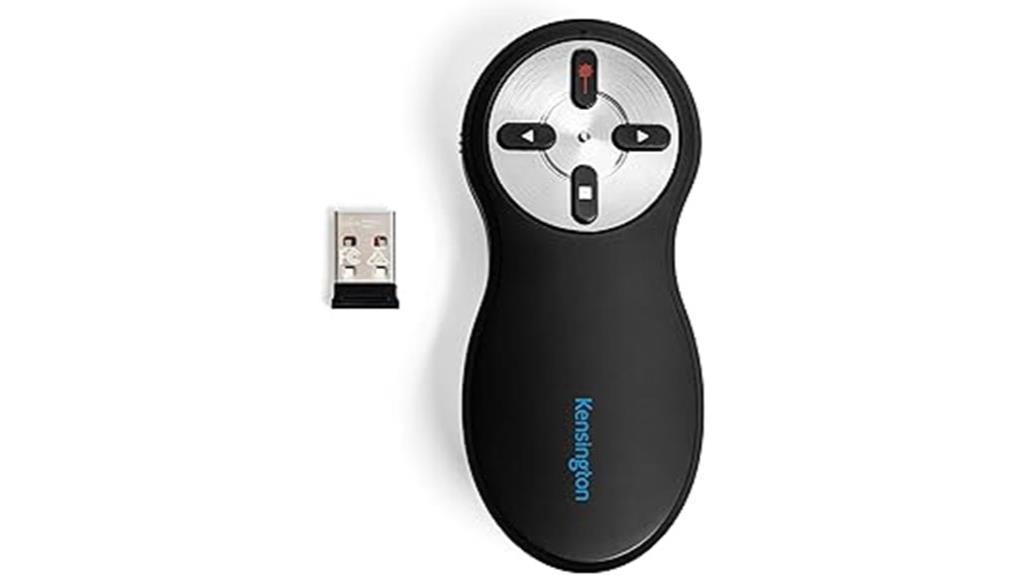 wireless presenter with red laser