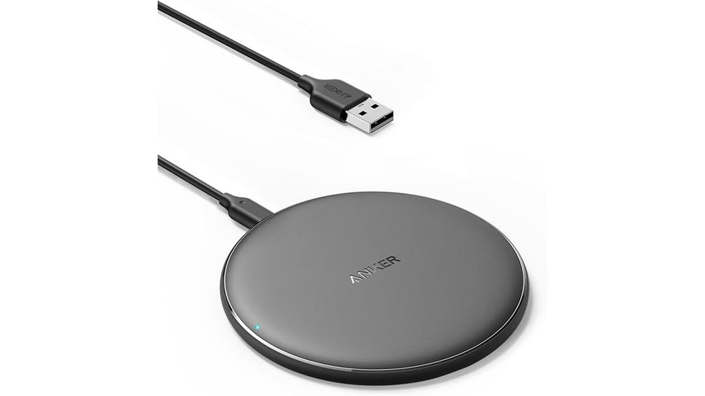 wireless qi certified fast charger