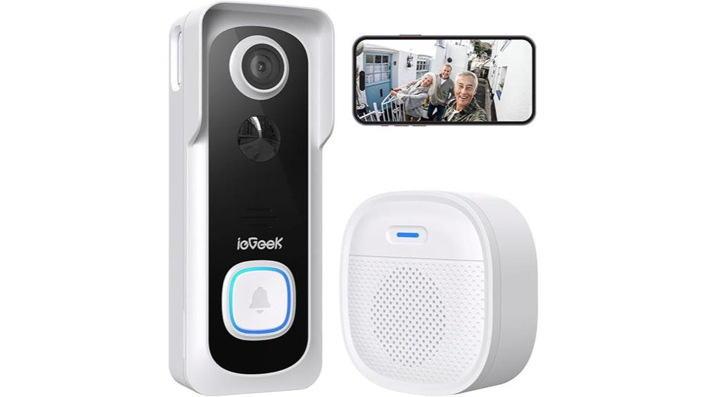 wireless video doorbell features