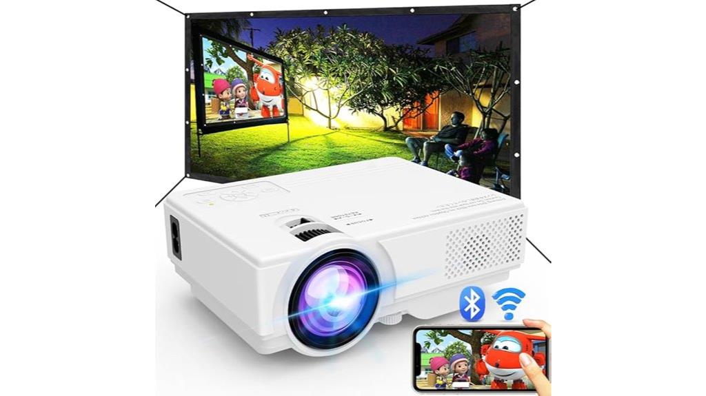 wireless wifi bluetooth projector