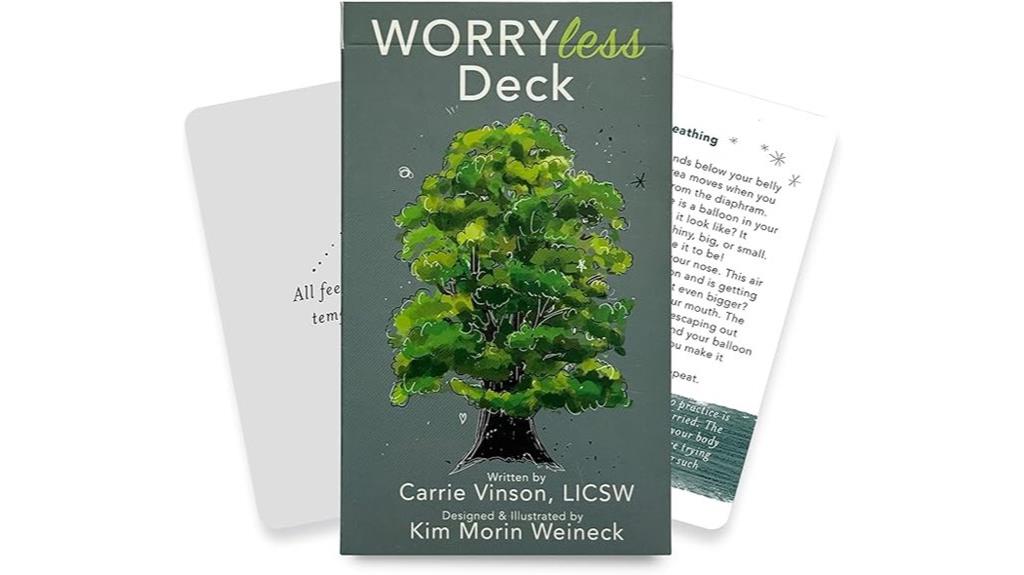worry reduction affirmation deck