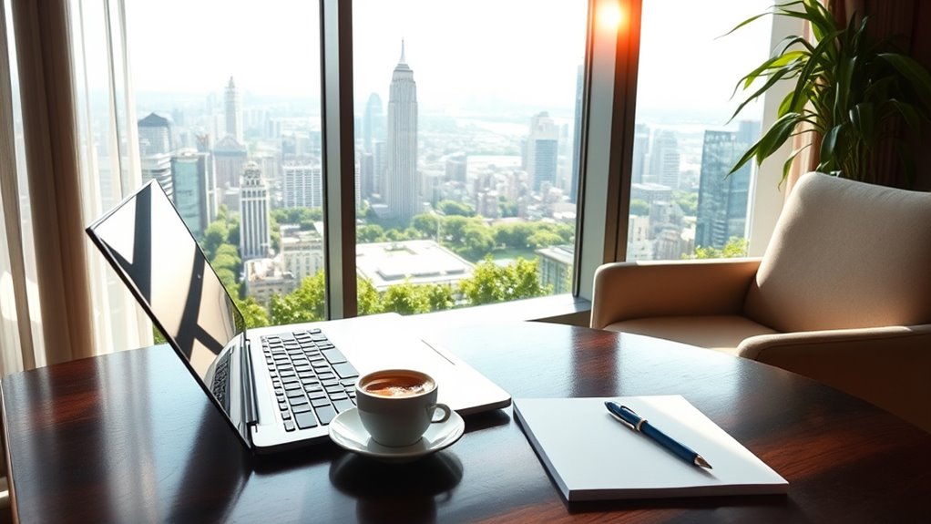 blending work and travel