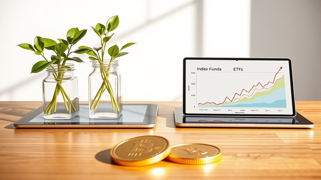 comparing index funds and etfs