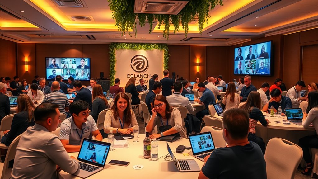 hybrid social event formats