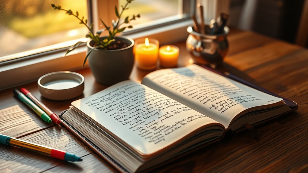 journaling and affirmations boost growth