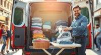 mobile laundry and ironing