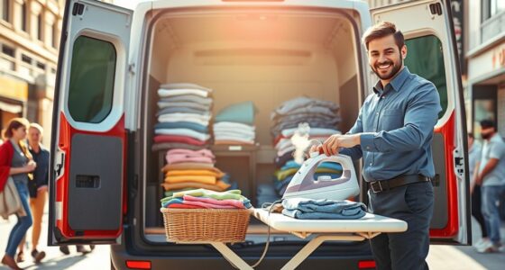 mobile laundry and ironing