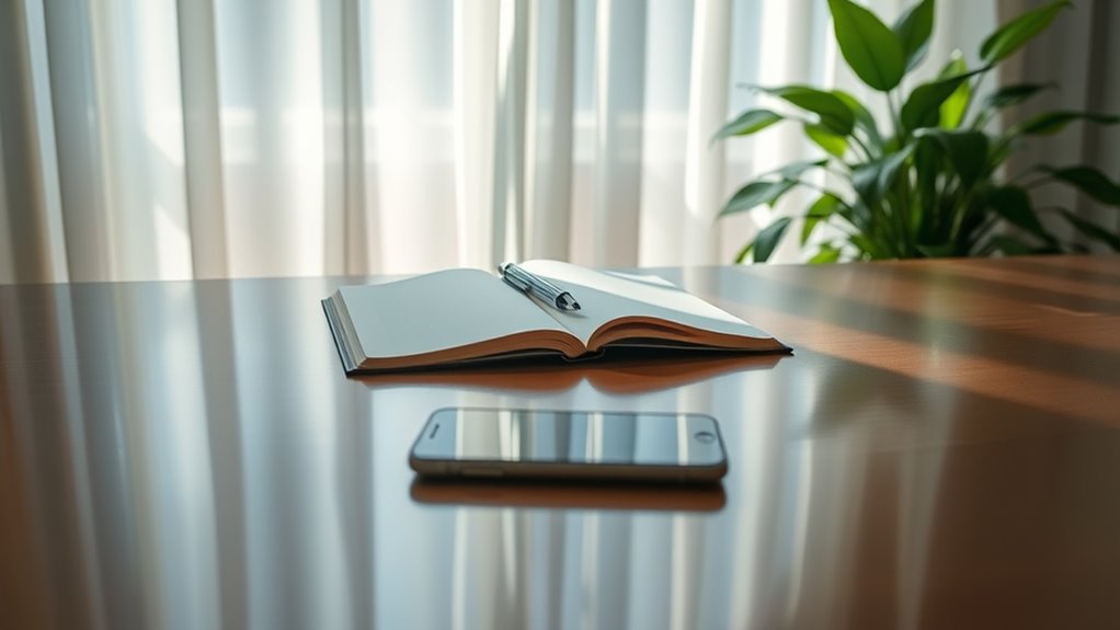 reduce digital distractions intentionally