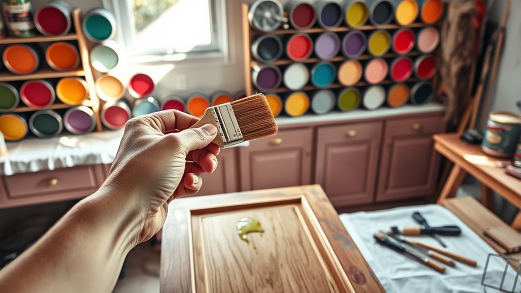 refresh cabinets with paint