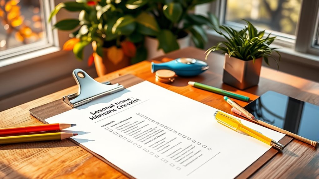 seasonal home maintenance checklist