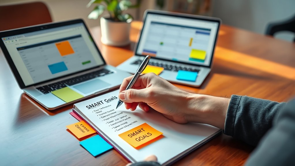 set clear achievable deadlines