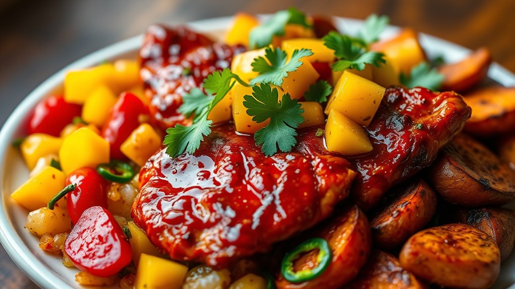 sweet and spicy flavor harmony